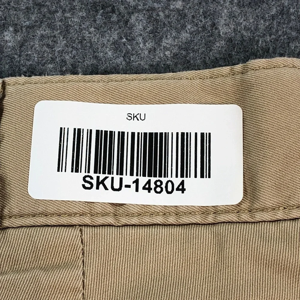 Polo Ralph Lauren Mens Chino Shorts 34 Tan Flat Front Cotton Classic